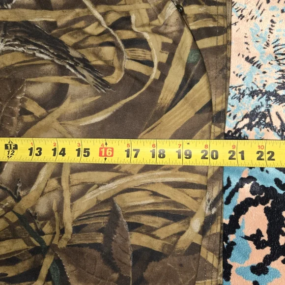 Filson Advantage Wetlands Waterfowl Camo Vest Xl Waxed Style 436WL Cropped Rare - Picture 8 of 8